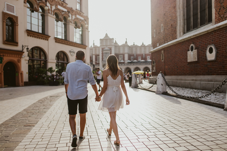 sesja na rynku w krakowie