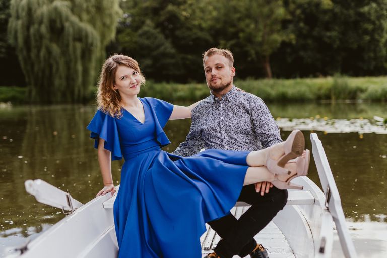 sesja narzeczeńska Pszczyna w naturalnym świetle