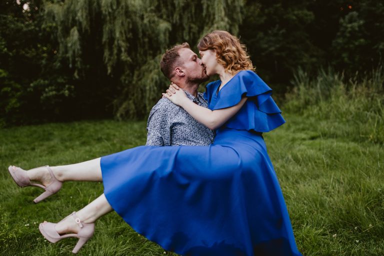 romantyczny plener w Pszczynie – sesja narzeczeńska