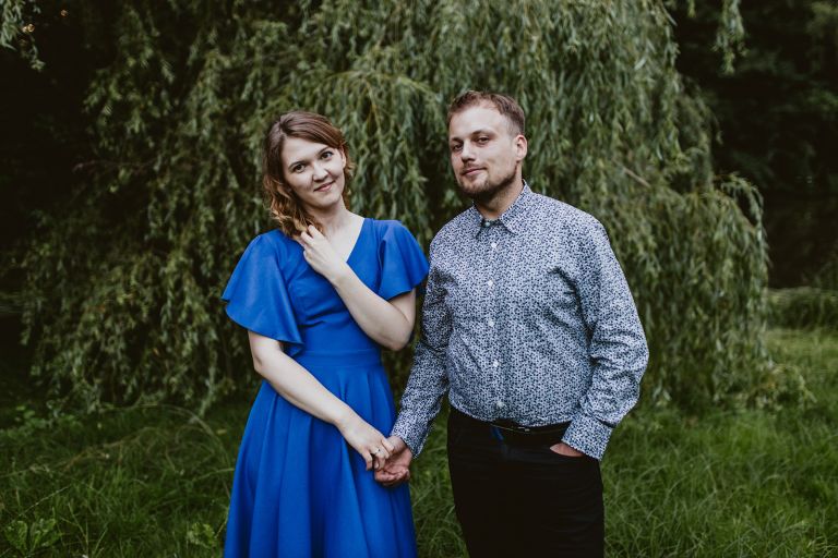 Pszczyna – zdjęcia narzeczeńskie Edyty i Rafała