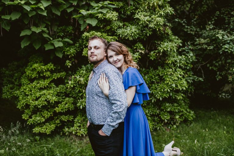 sesja narzeczeńska Pszczyna w naturalnym świetle