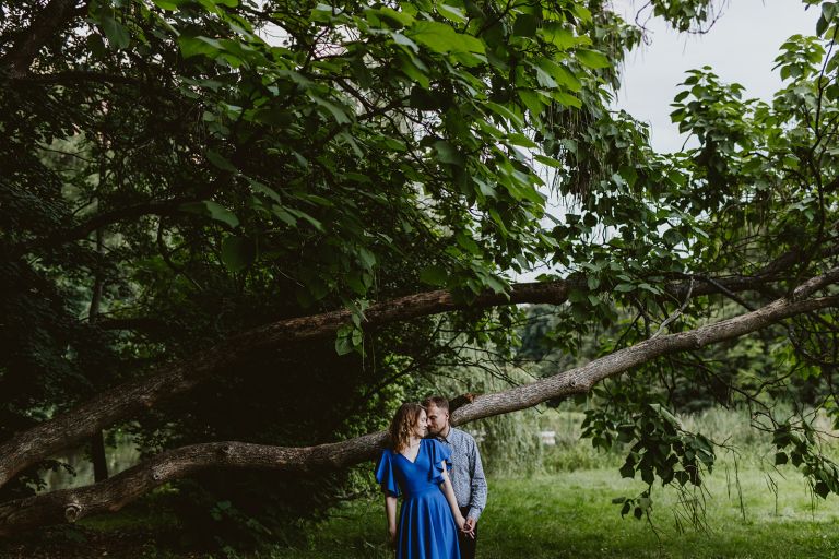 klimatyczna sesja narzeczeńska Pszczyna – Edyta i Rafał