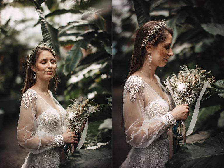 Sesja ślubna w Palmiarni Gliwice – kadry pełne ciepłego światła i emocji