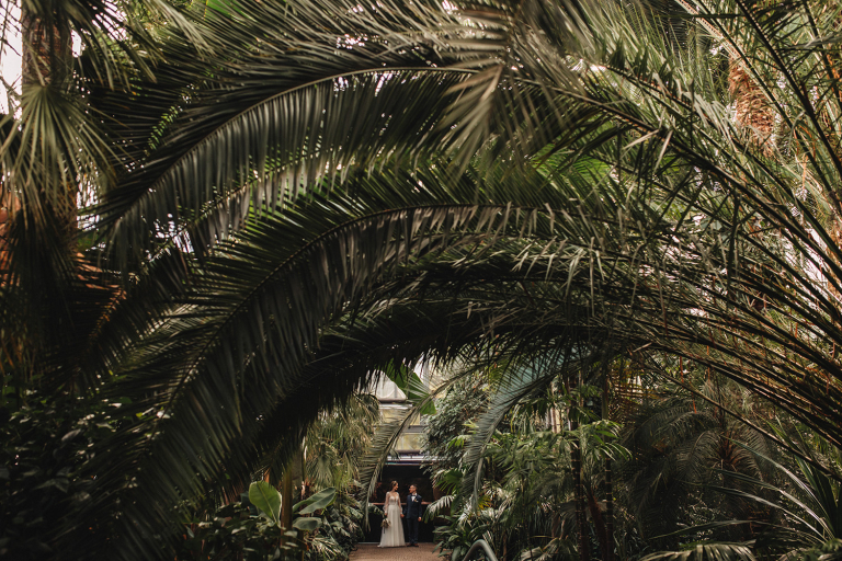 Sesja ślubna w Palmiarni Gliwice – ujęcie miłości w klimacie botanicznym