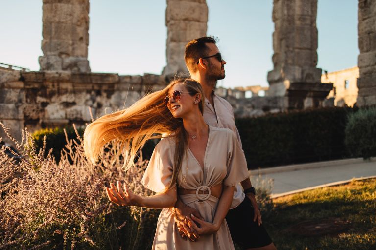 sesja narzeczeńska w puli chorwacja