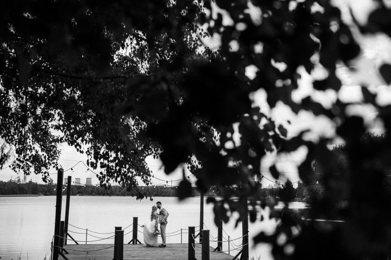 ślub nad jeziorem boho pogoria