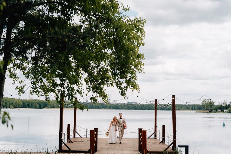 ślub nad jeziorem boho pogoria