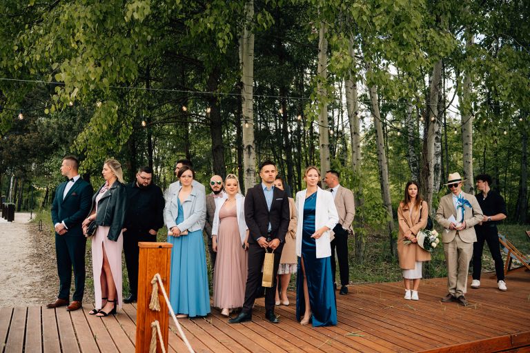 ślub nad jeziorem boho pogoria