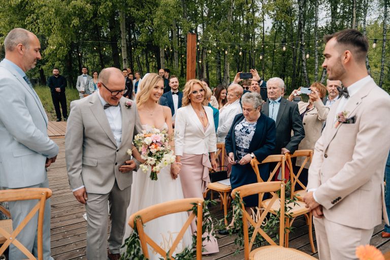 ślub nad jeziorem boho pogoria