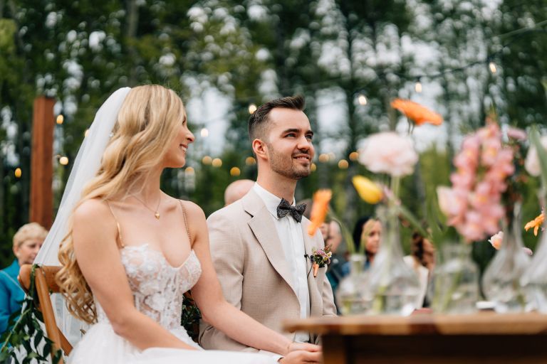 ślub nad jeziorem boho pogoria