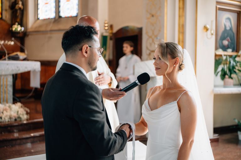 Reportaż ślubny Zatoka Bajka Grodziec, wieczorna atmosfera