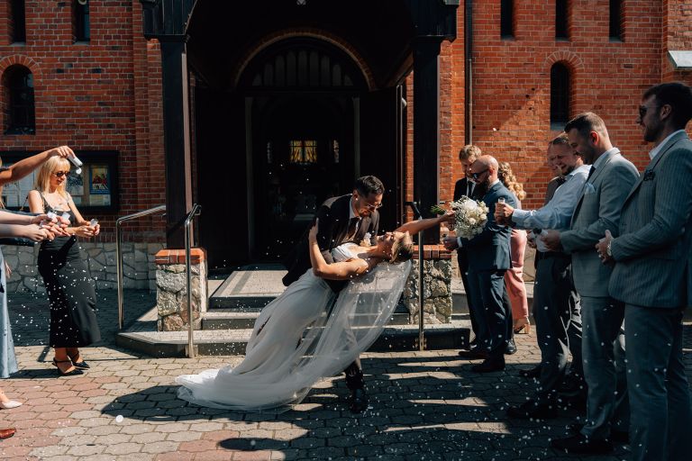 Reportaż ślubny Grodziec, Zatoka Bajka, naturalny styl