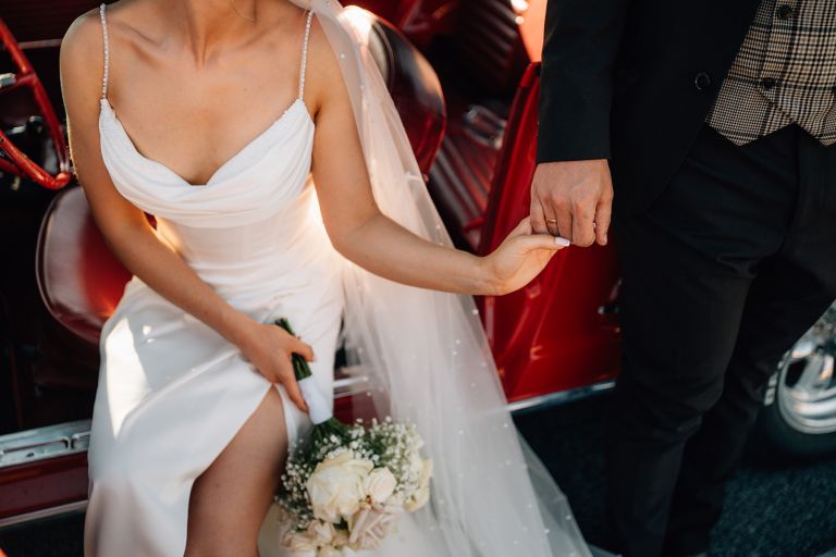 Naturalny reportaż ślubny, Dominika i Przemek w Zatoka Bajka