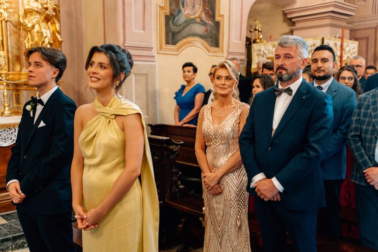 wesele Ostoja Garden w Brodach – para młoda po ślubie